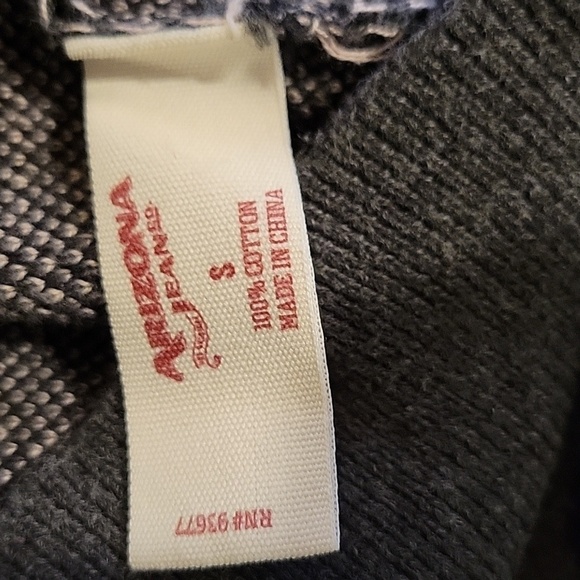 ARIZONA small black cheetah animal print cotton sweater - Picture 4 of 5